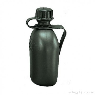 3pc Gi Plastic Canteen With Clip - 1 Quart / Od